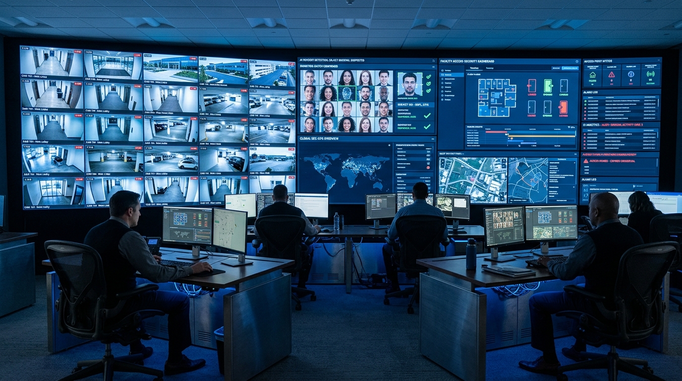 24/7 AI-Powered Video Monitoring & Facility Access Control.